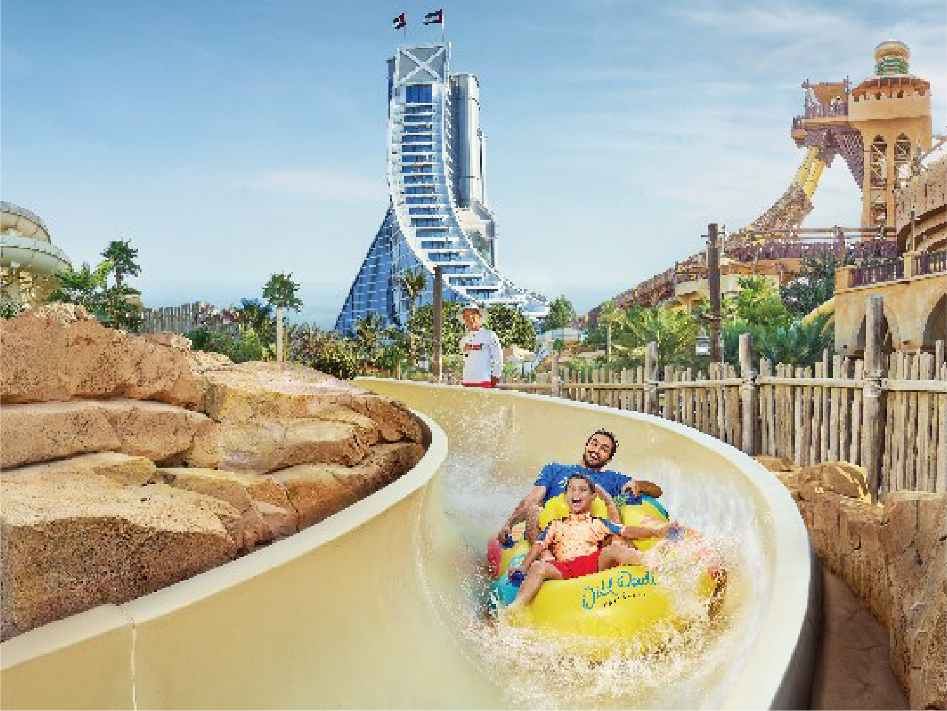 Аквапарк дубай 2024. Аквапарк Wild Wadi. Аквапарк Джумейра Дубай. Wild Wadi Дубай. Бурдж Аль-араб Дубай аквапарк.