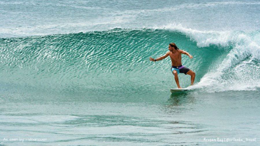 Surf Spots in Arugam Bay - Main point arugam-bay-surfing