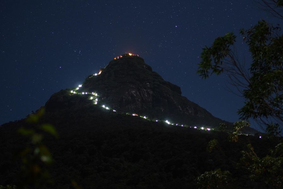 Adam's Peak in Sri Lanka