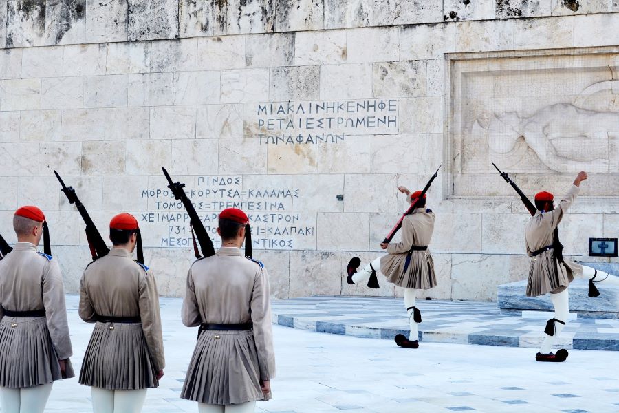 Tomb of unknown soldier, 8 days Greece Tour