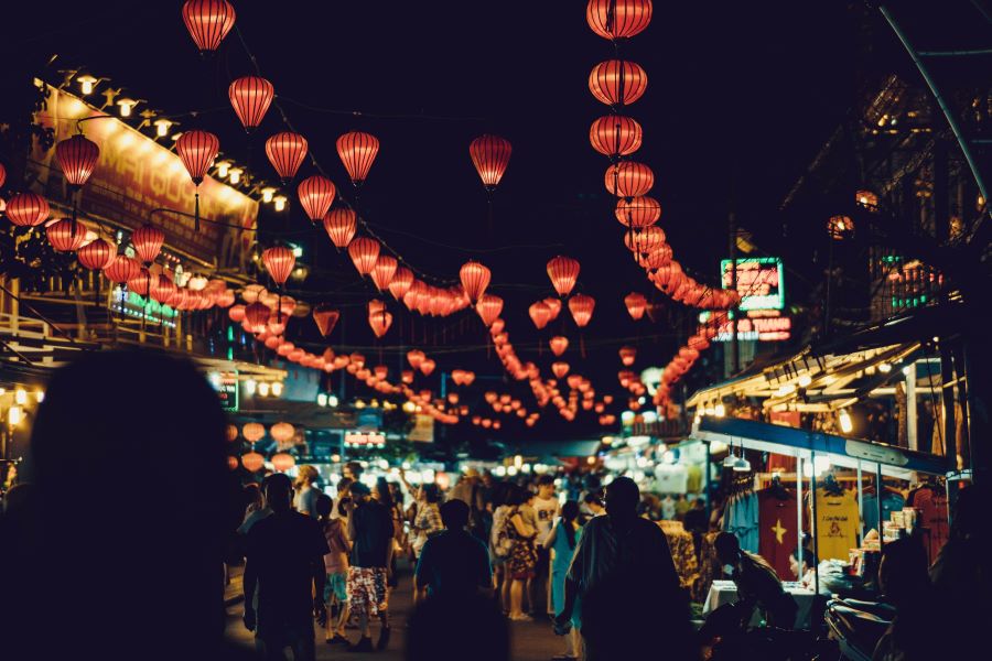 Night market in Malaysia