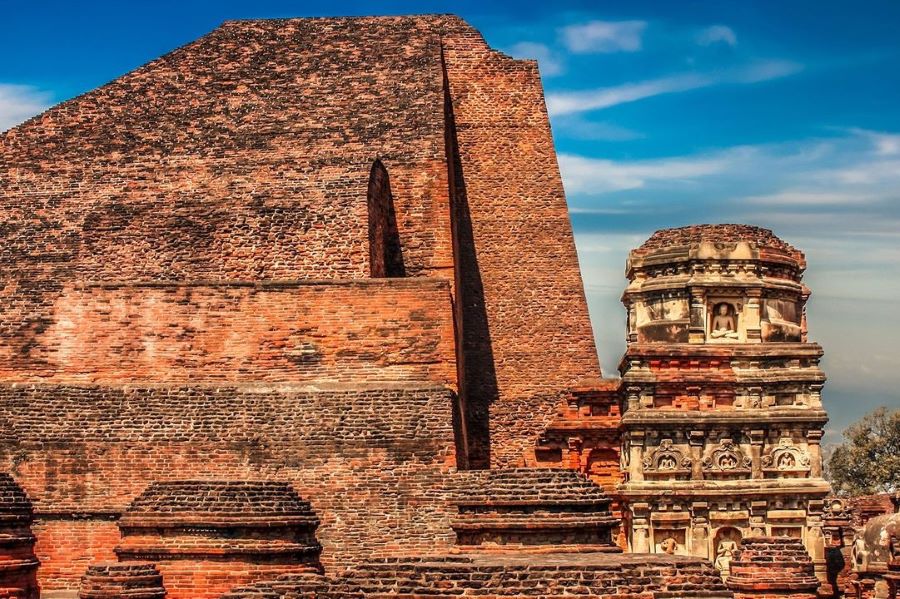 Nalanda Buddhist sites in India