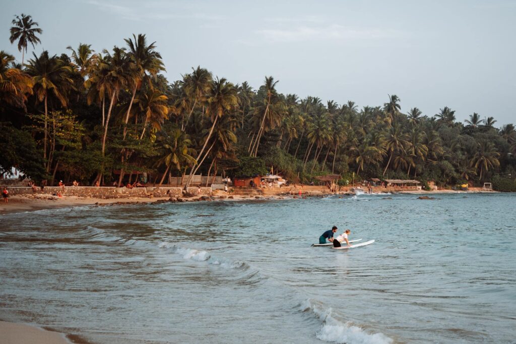 Hiriketiya beach